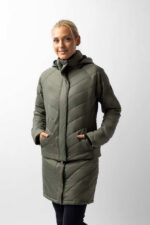 Horze Aurora Padded Parka Riding Riding Jacket with Removable Skirt - Image 21