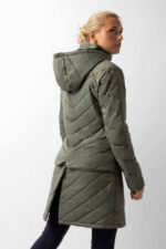 Horze Aurora Padded Parka Riding Riding Jacket with Removable Skirt - Image 19