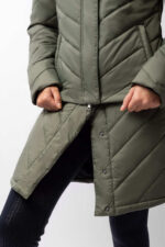 Horze Aurora Padded Parka Riding Riding Jacket with Removable Skirt - Image 15