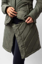 Horze Aurora Padded Parka Riding Riding Jacket with Removable Skirt - Image 14