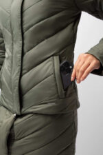 Horze Aurora Padded Parka Riding Riding Jacket with Removable Skirt - Image 13