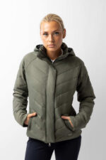 Horze Aurora Padded Parka Riding Riding Jacket with Removable Skirt - Image 12
