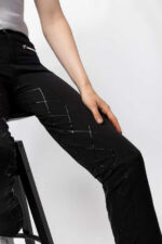 Horze Adeline Silicone Padded Breeches for Women - Image 3