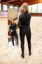 Horze Grand Prix Thermo Softshell Silicone FS Breeches for Women - Image 3