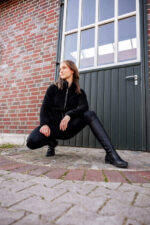 Horze Grand Prix Thermo Softshell Silicone FS Breeches for Women - Image 2