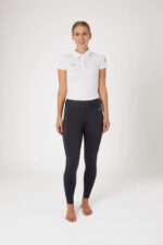 Horze Active Women's Full Grip Winter Riding Tights with Phone Pocket - Image 4