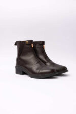 Horze Rose Leather Jodphur Boots with Front Zipper - Image 7