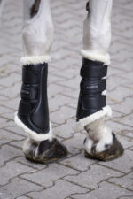 Closed gaiters NORTON synthetic lambskin