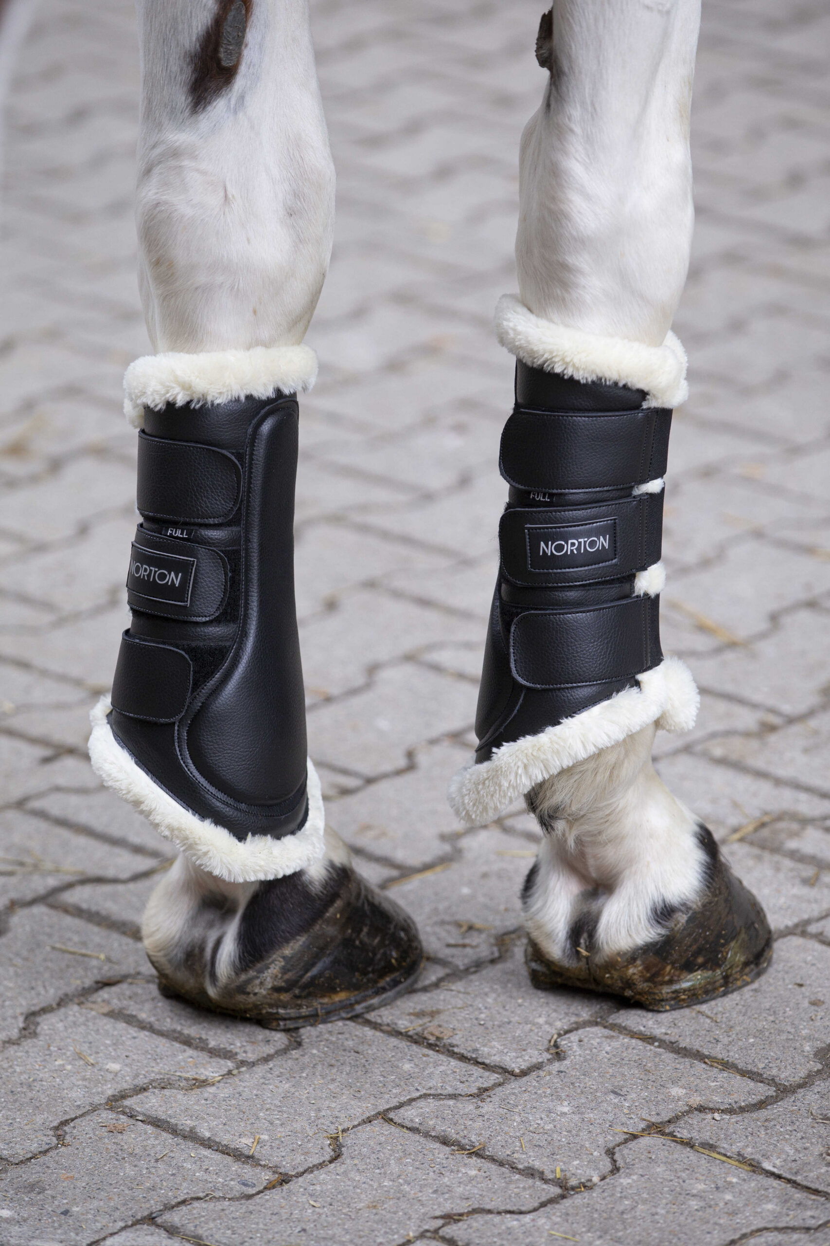 Closed gaiters NORTON synthetic lambskin