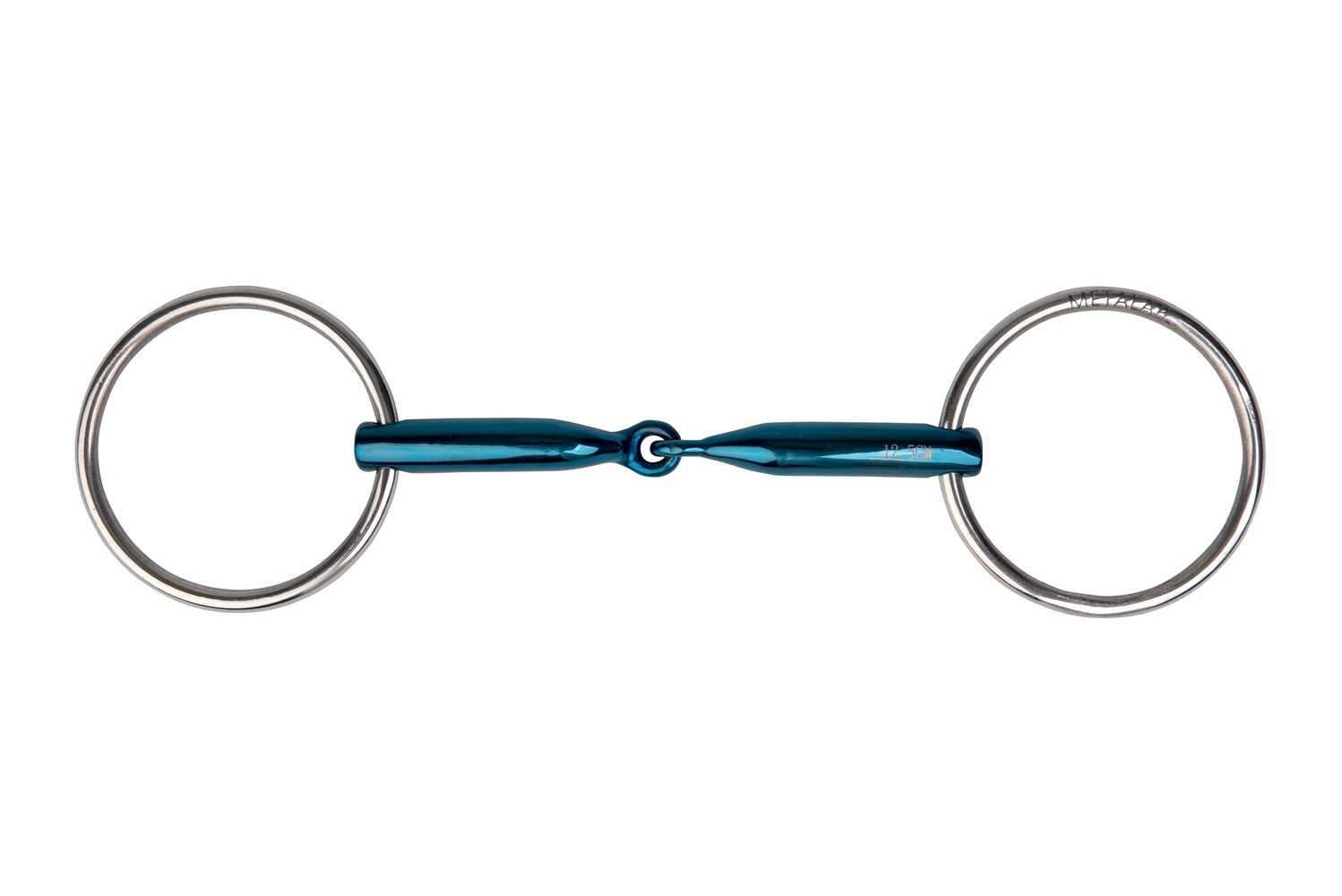 METALAB Loose Ring Snaffle - Eco Blue Jointed