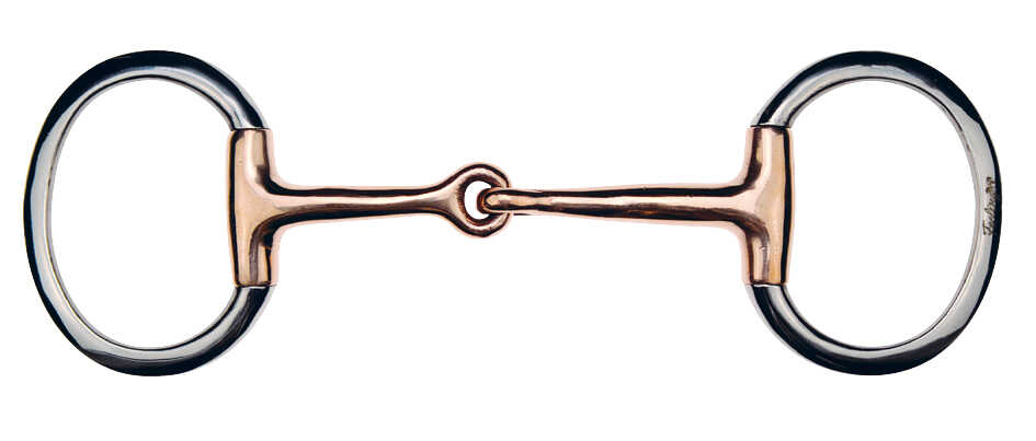 FEELING Eggbutt Snaffle - Copper flat rings