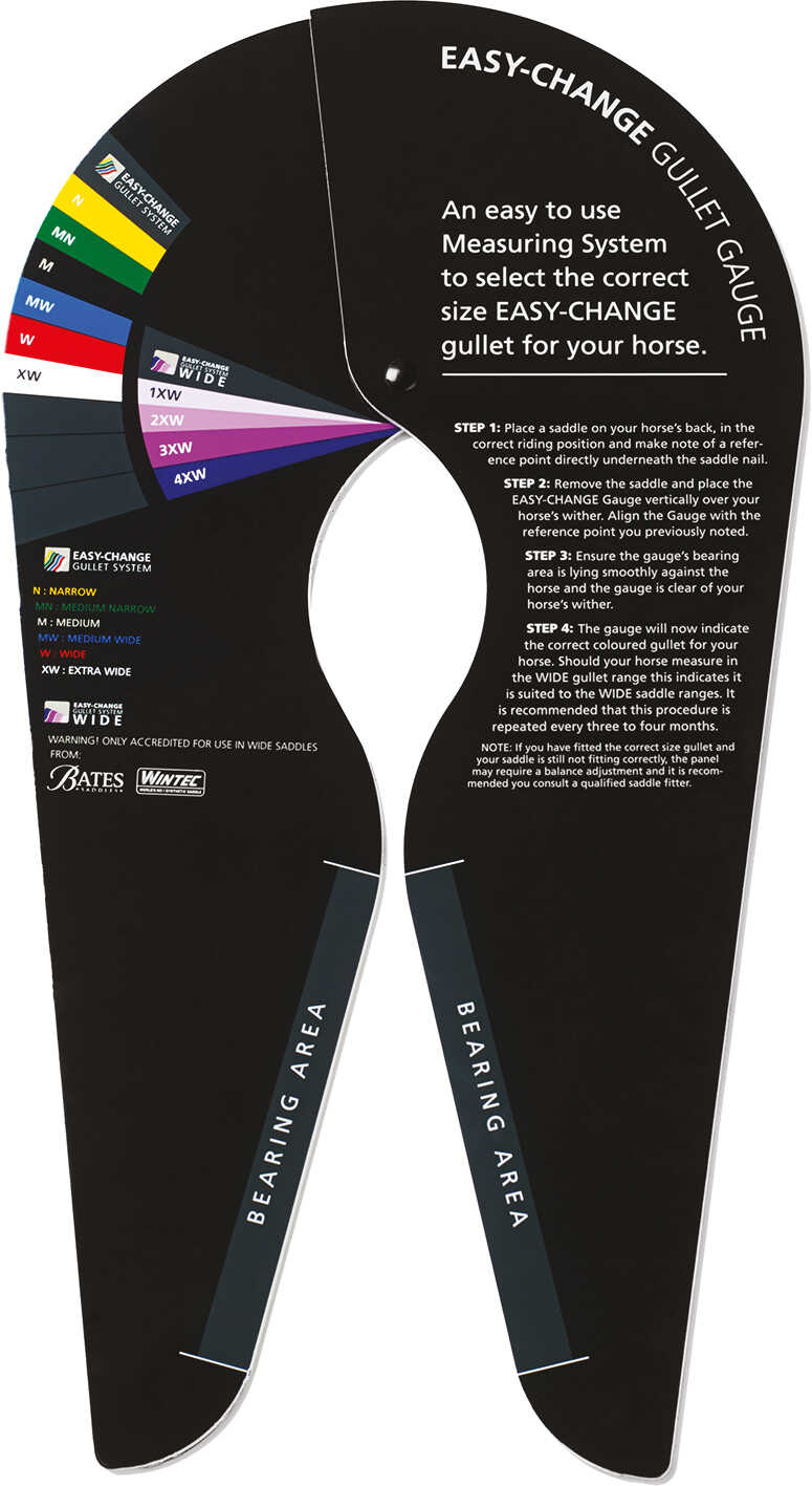 Gullet measurement EASY-CHANGE® Standard and XL