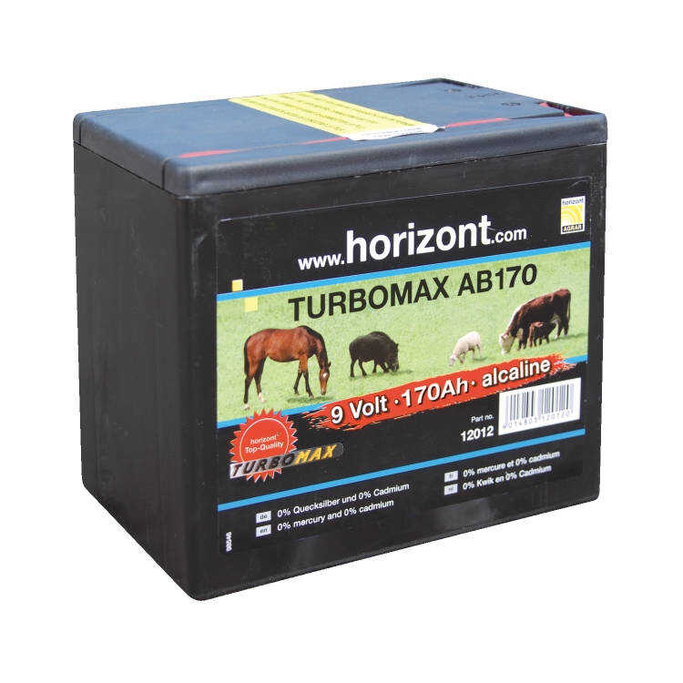 HORIZONT - Turbomax - AB170 Batterie 9V - 170AH