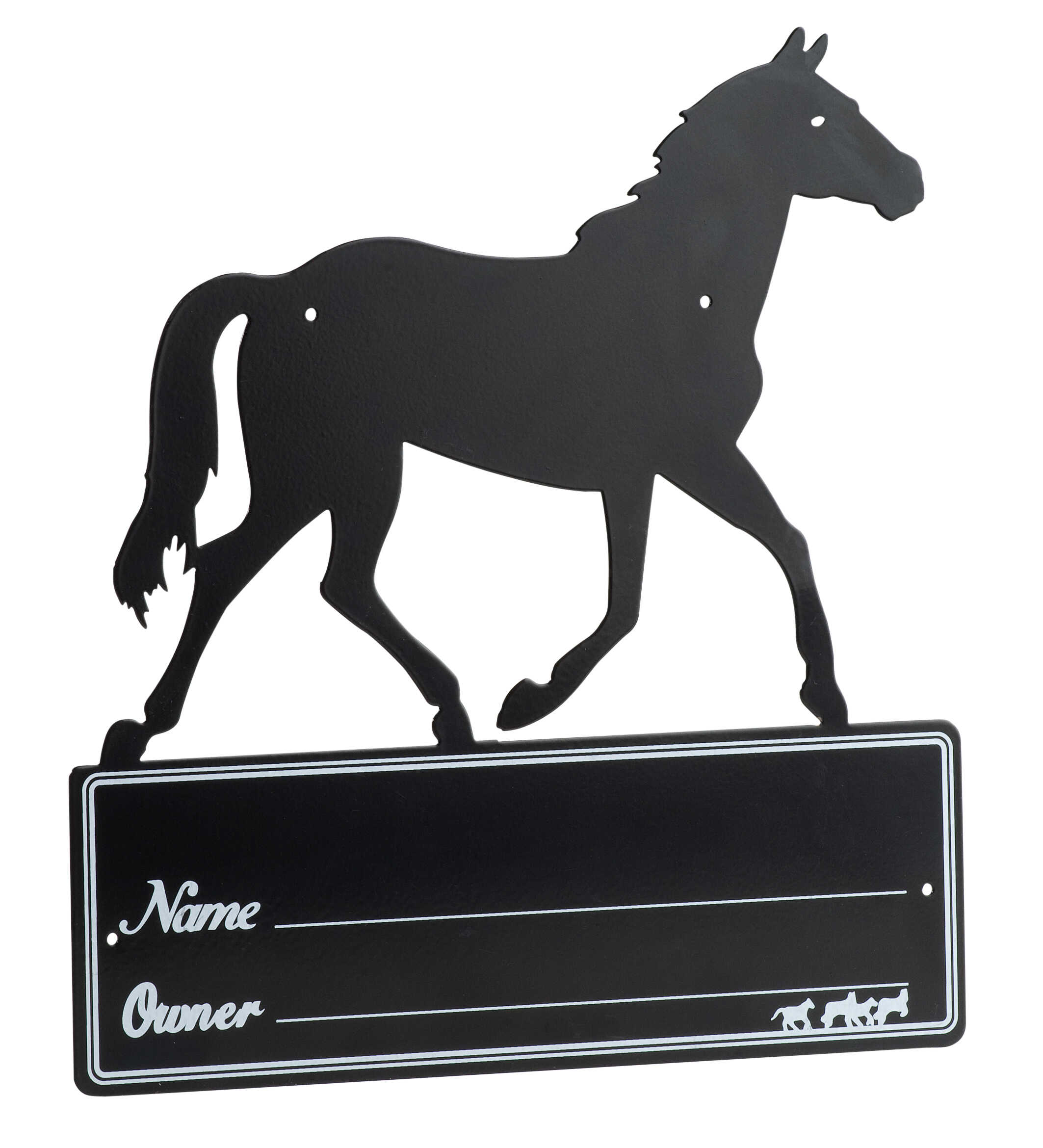 HIPPOTONIC - Horse silhouette - Box plaque