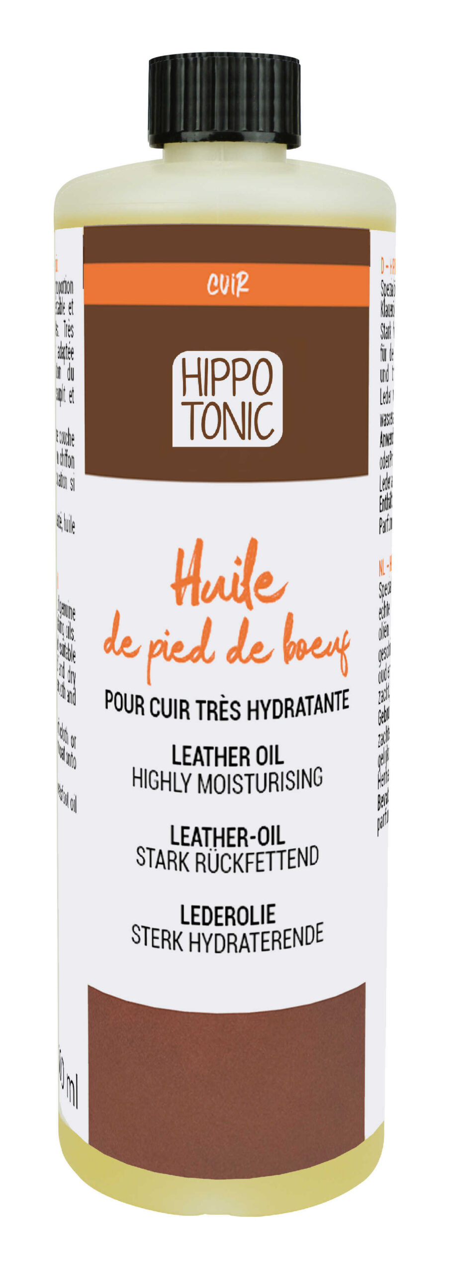 HIPPOTONIC leather lotion with genuine cow hoof oil