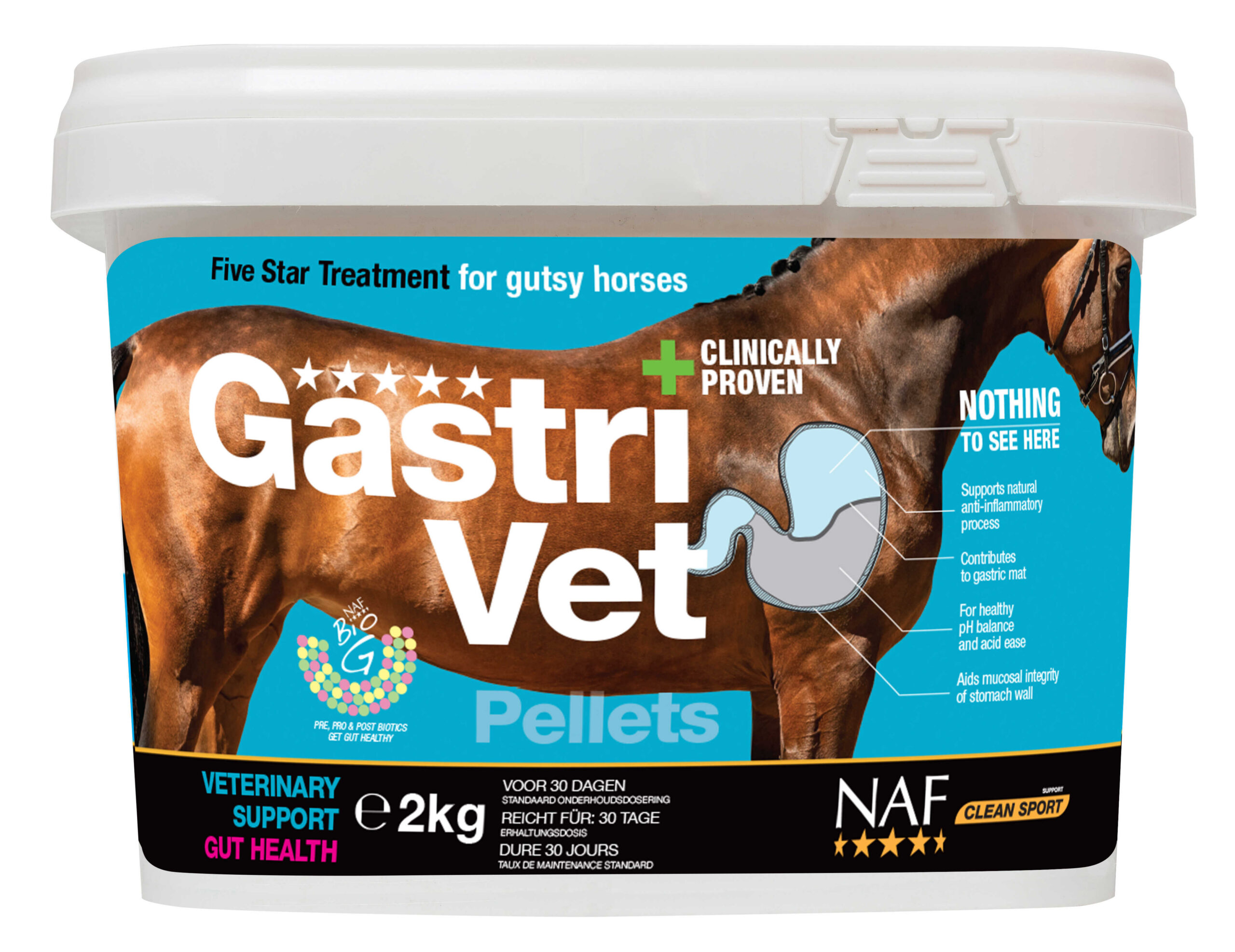 NAF Complementary Feed - GastriVetgranulés