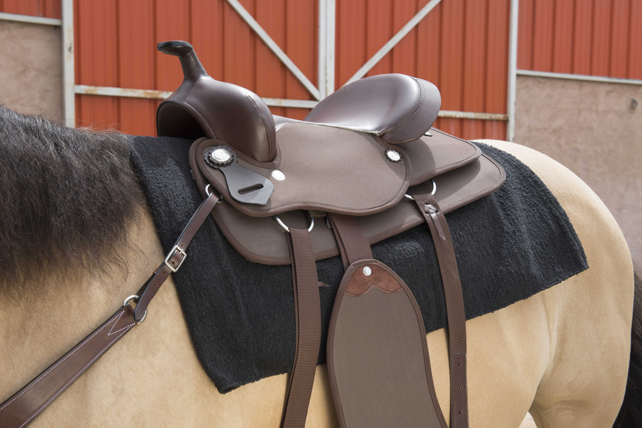 WESTRIDE Navajo saddle pad made of plain cotton/acrylic