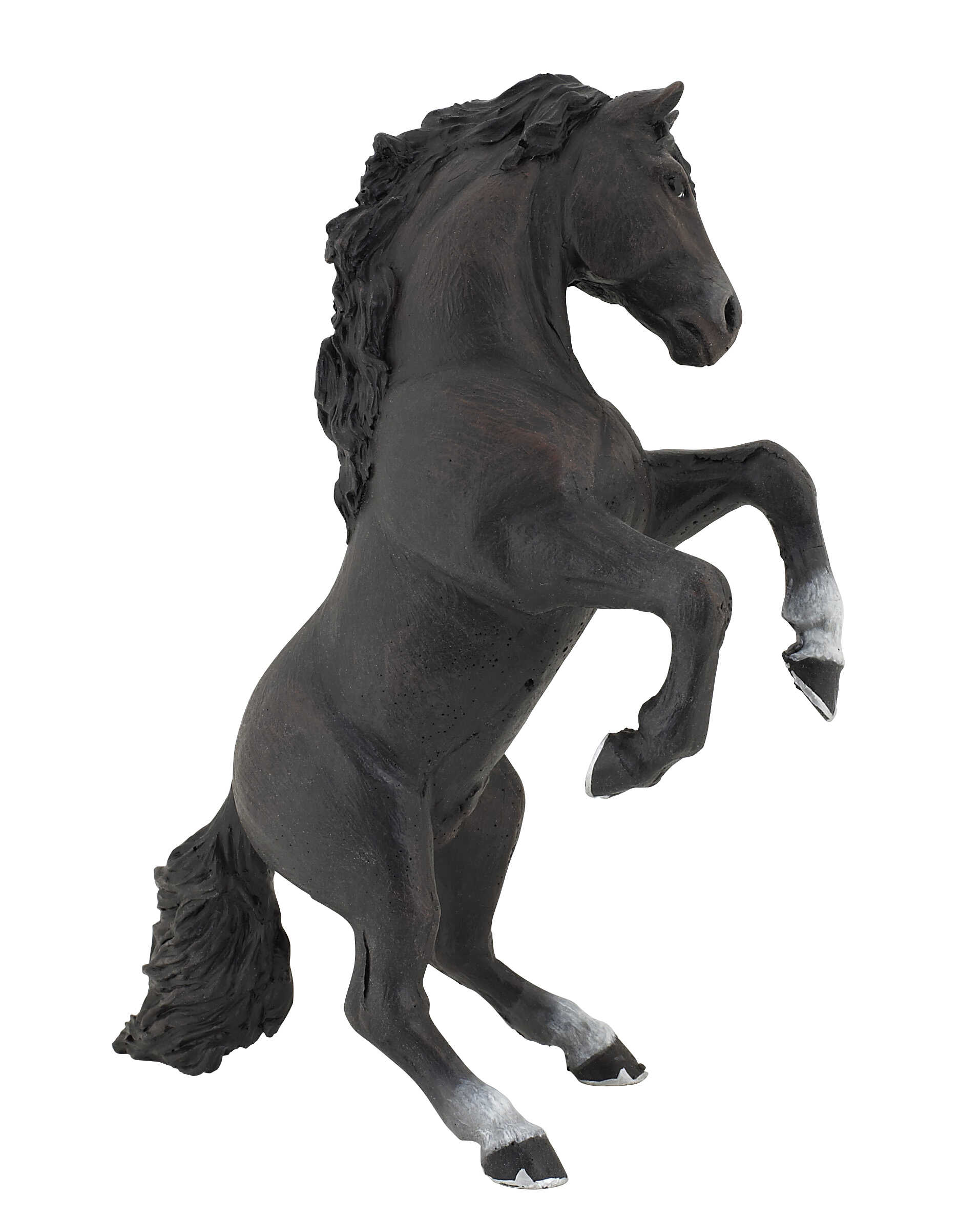 PAPO - Black rearing horse