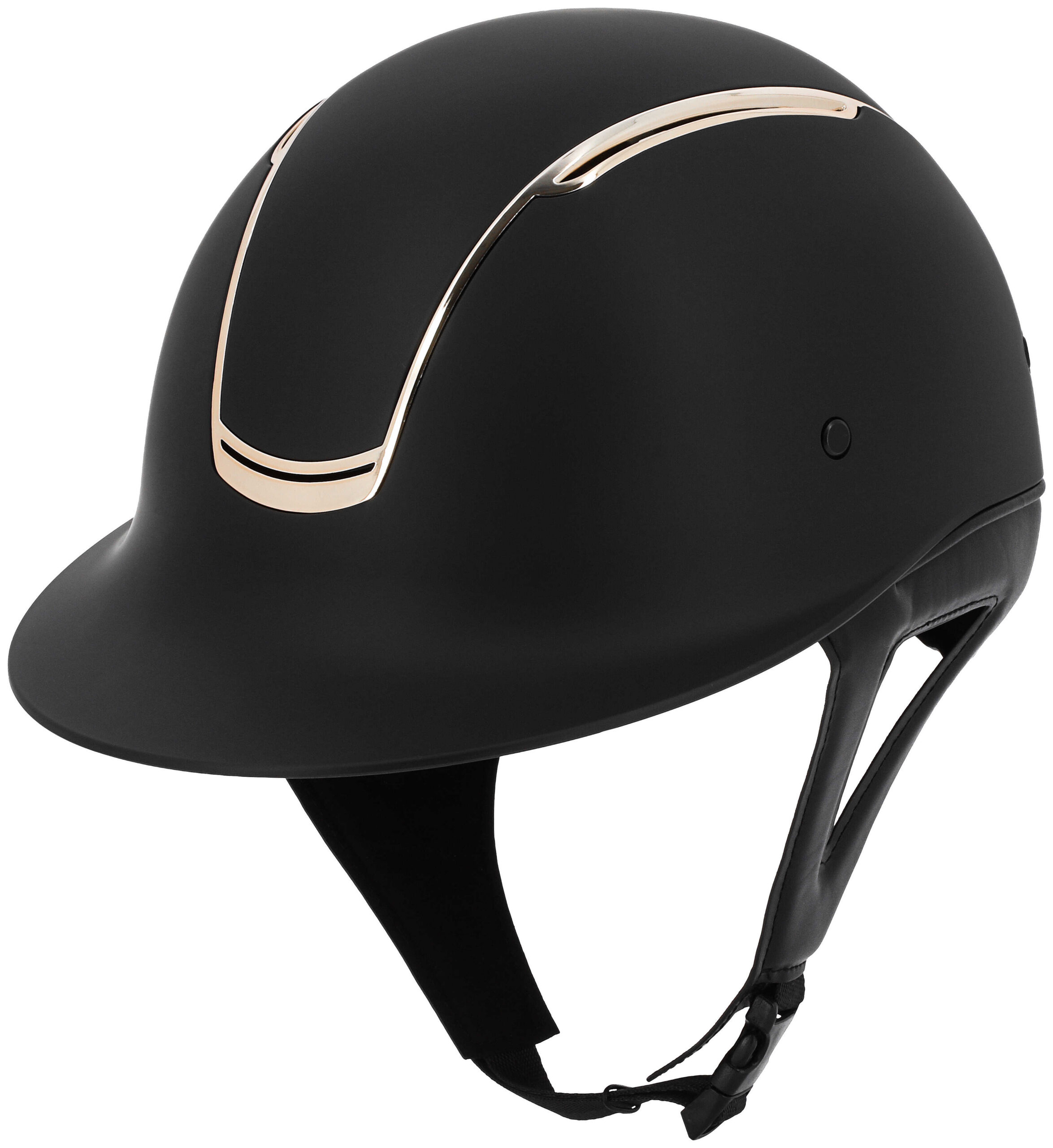 Wide visor with rose gold chrome insert EQUITHÈME – Soazy helmet