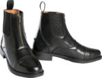 EQUITHÈME - Leather ankle boots with zip