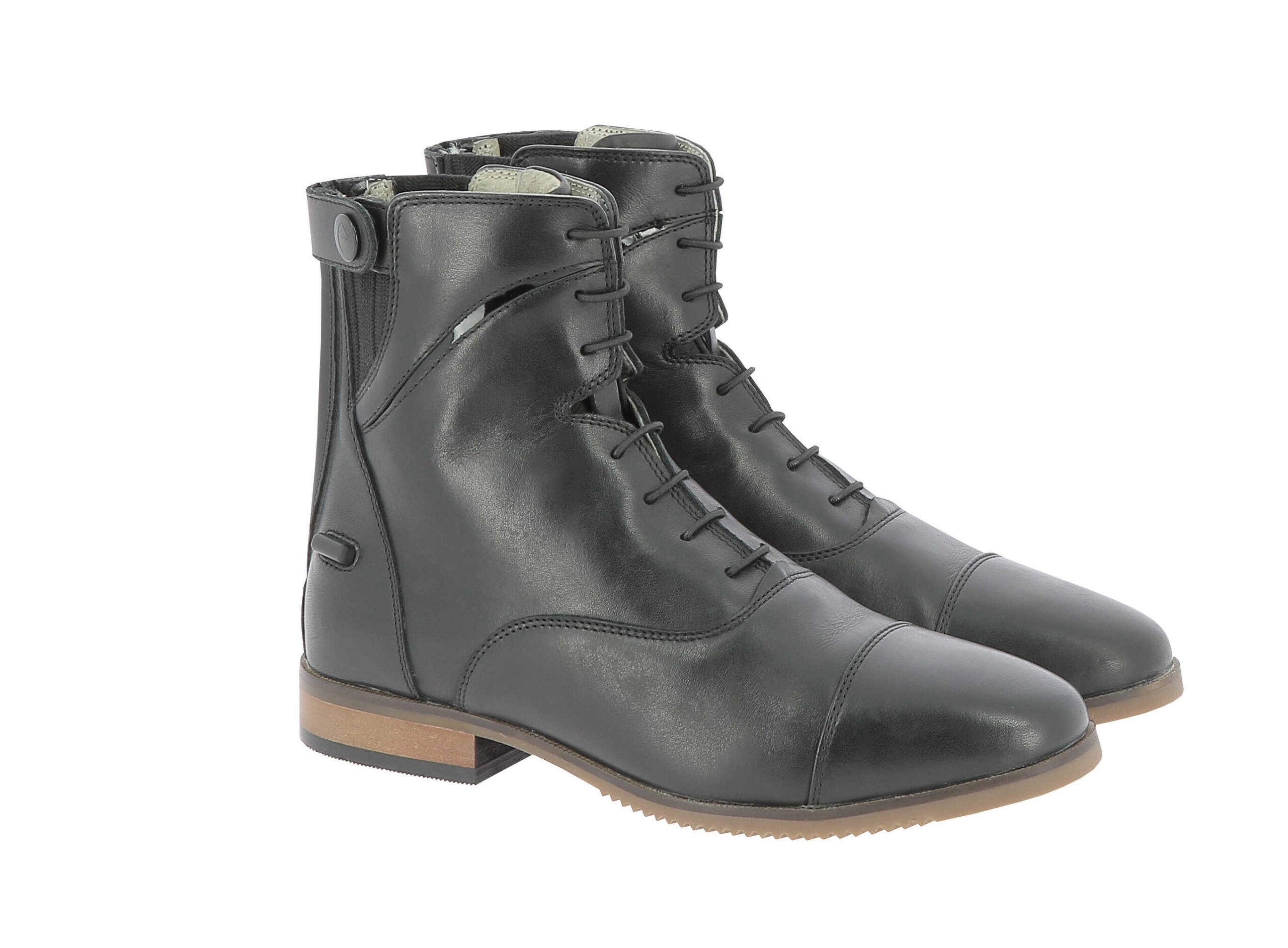 Ankle boots EQUITHÈME -Wavy- lace/zip