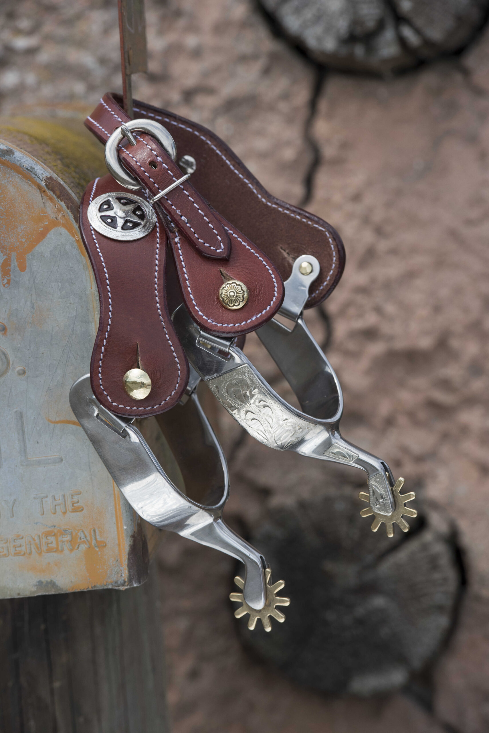 Western Spur Straps - Sheriff