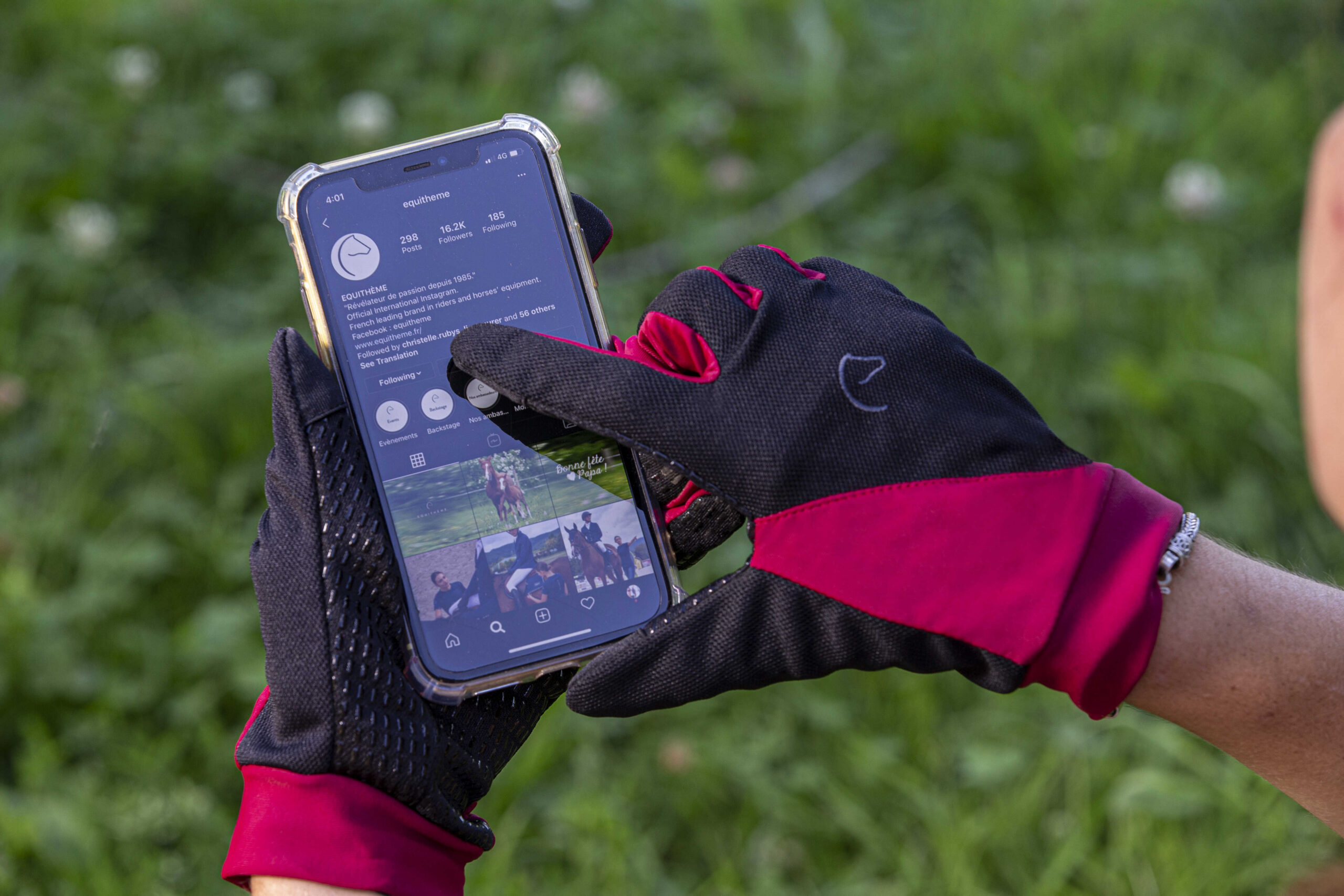 Gloves EQUITHÈME - Knit- digital