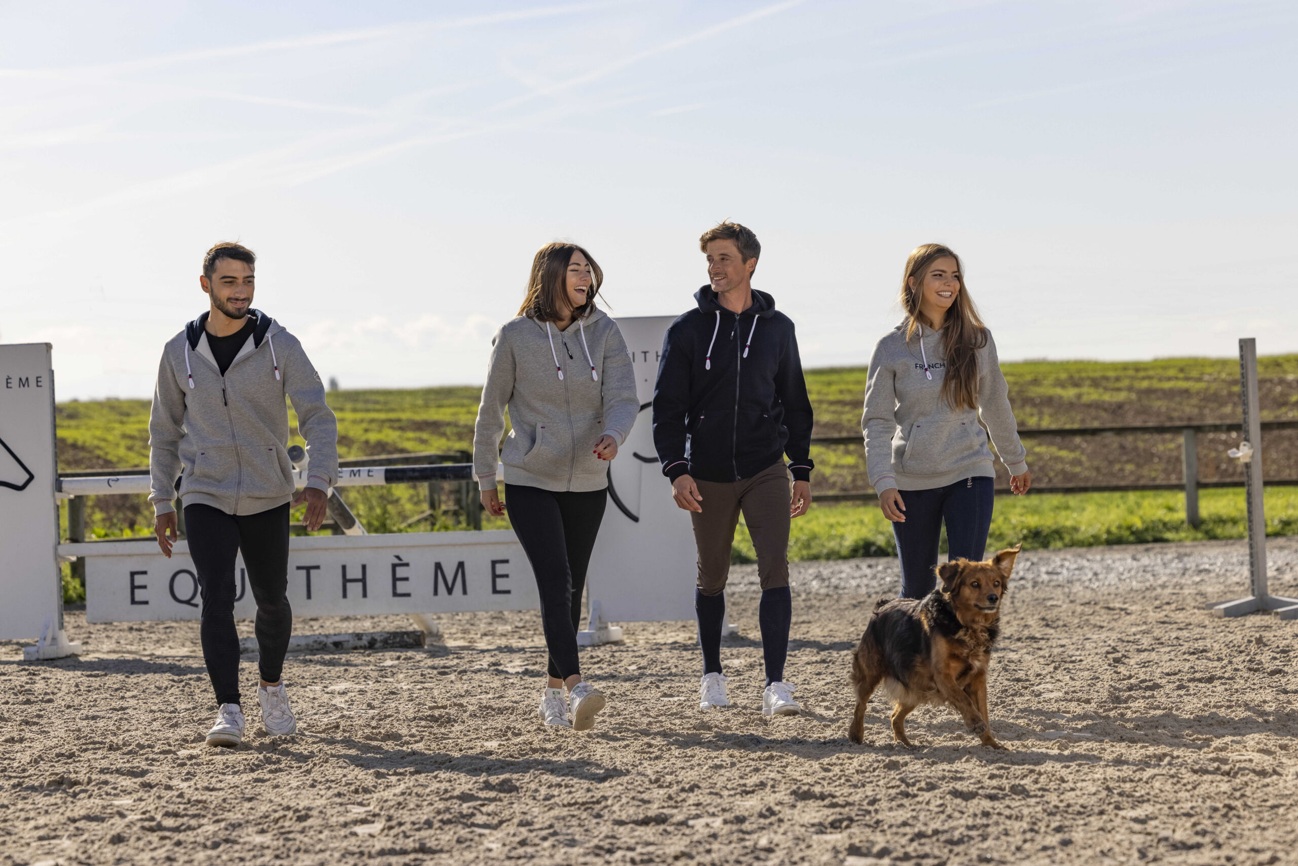 EQUITHÈME zip-up sweatshirt -Nicolas-