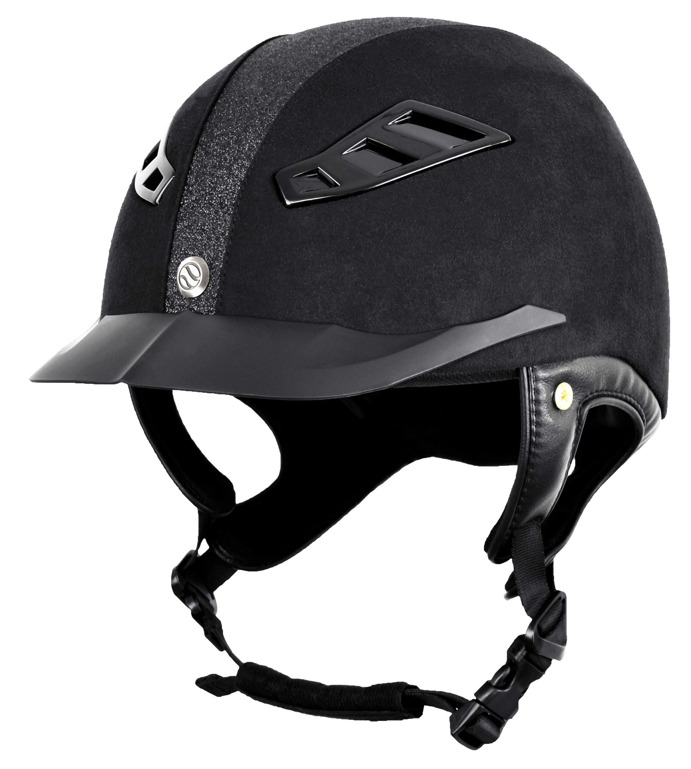 Casque BACK ON TRACK® EQ3 Lynx "Microfibre/Strass"