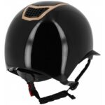 EQUITHEME - Airy BLACK/GOLDEN PINK - Helmet LM - Image 2