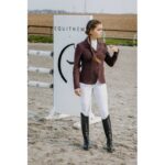 EQUITHÈME Burgundy women show Jacket – Oliva (40,42,44) - Image 5