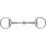 FEELING Eggbutt bridle bit - Satin 14mm