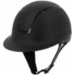Wide visor with glossy black insert EQUITHÈME – Soazy helmet