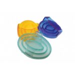 HIPPOTONIC Oval glittered rubber Curry Comb