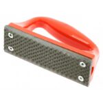 Hoof rasp with plastic handle