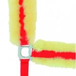 EQUITHÈME “Mouton synthétique” halter with synthetic lambskin COB