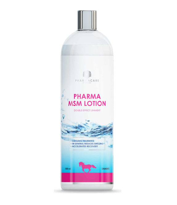 pharma msm double effect liniment PHARMACARE Double effect MSM lotion 1000 ml. - Image 1