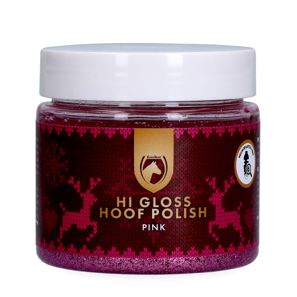 CHRI0424-download Excellent Horse Christmas Hi Gloss Hoof Polish Pink 150 ml - Image 1