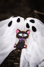 CANDY HORSE Cookie with icing HALLOWEEN BLACK CAT - Image 2