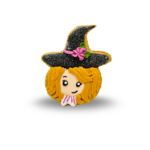 CANDY HORSE Cookie with icing HALLOWEEN WITCH