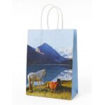 Paper Gift Bag with horse design MOUNTAIN