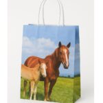 Paper Gift Bag with horse design FOAL