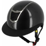EQUITHEME - Airy BLACK SILVER/GREY - Helmet LM