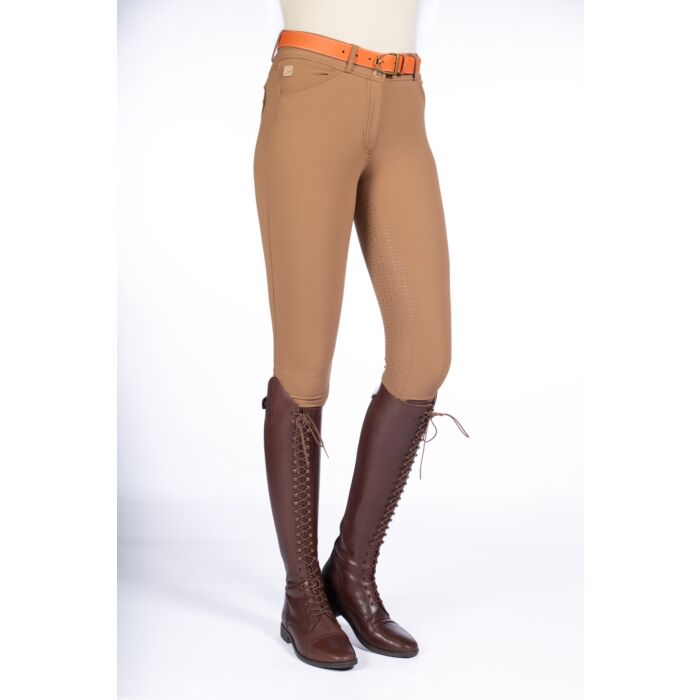 13438_2200_model_front_1_63293 HKM Riding breeches -Marrakesh- silicone full seat - Image 1