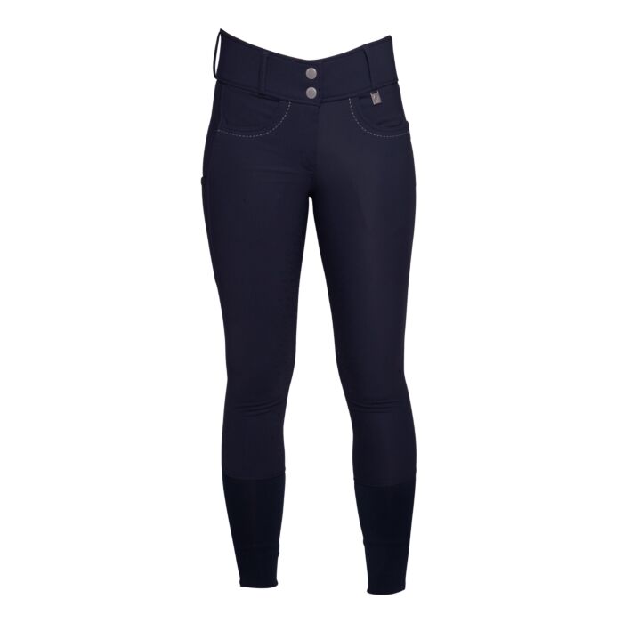 15376_6900_1_69533 HKM Riding breeches -Arezzo- silicone knee patch - Image 1