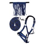 HKM Head collar set -Lilly- with snap hook & fly fring - Image 4