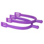 V-Plast Lightweight Plastic Spurs, purple 25mm