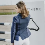 EQUITHÈME Navy women show Jacket – Oliva (46) - Image 2