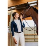 EQUITHÈME Show Shirt – Julia, navy - Image 5