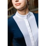 EQUITHÈME Show Shirt – Julia, navy - Image 3